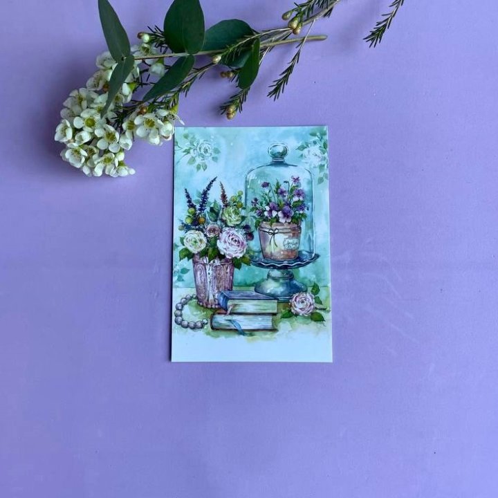 Открытка к букету "Книги" в Тольятти