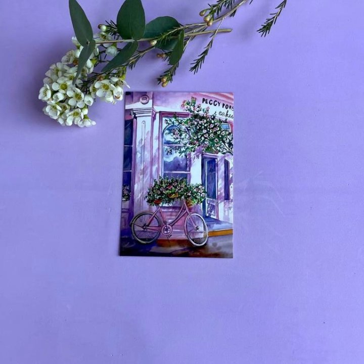 Открытка к букету "Розовый" в Тольятти