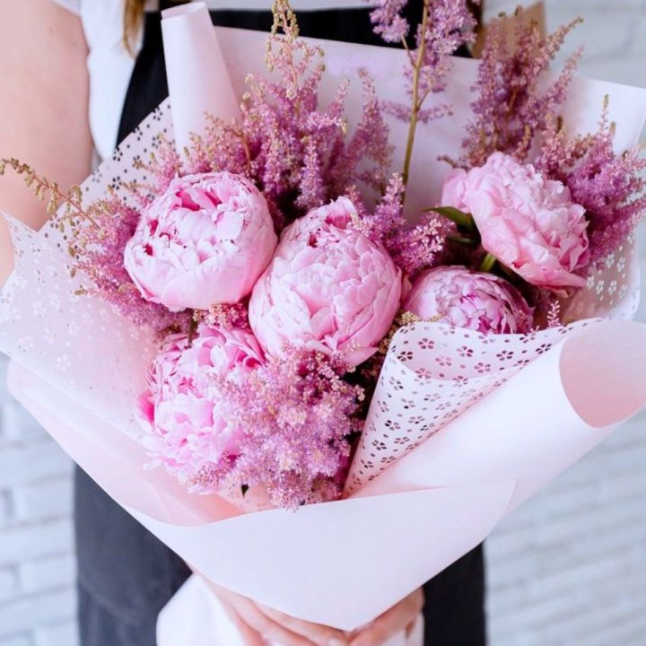 Букет пионов "Мелиса" в Тольятти