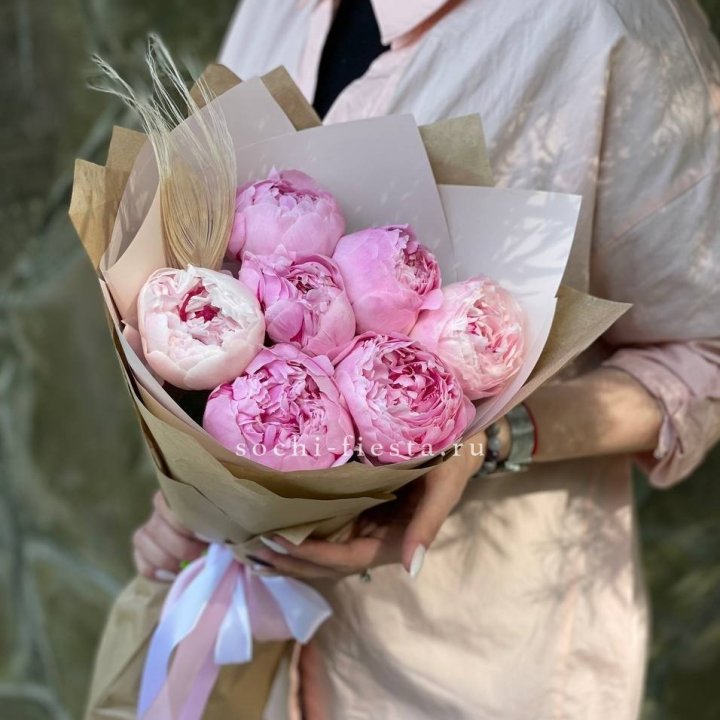 Букет пионов "Венди" в Тольятти