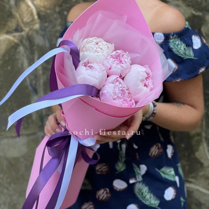 Букет пионов "НАЙ" в Тольятти