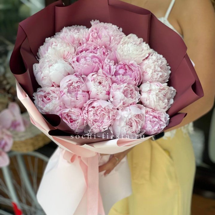 Букет с пионами №5 в Тольятти