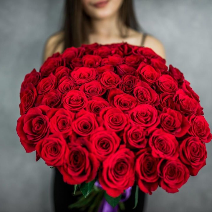 51 красная роза в Тольятти