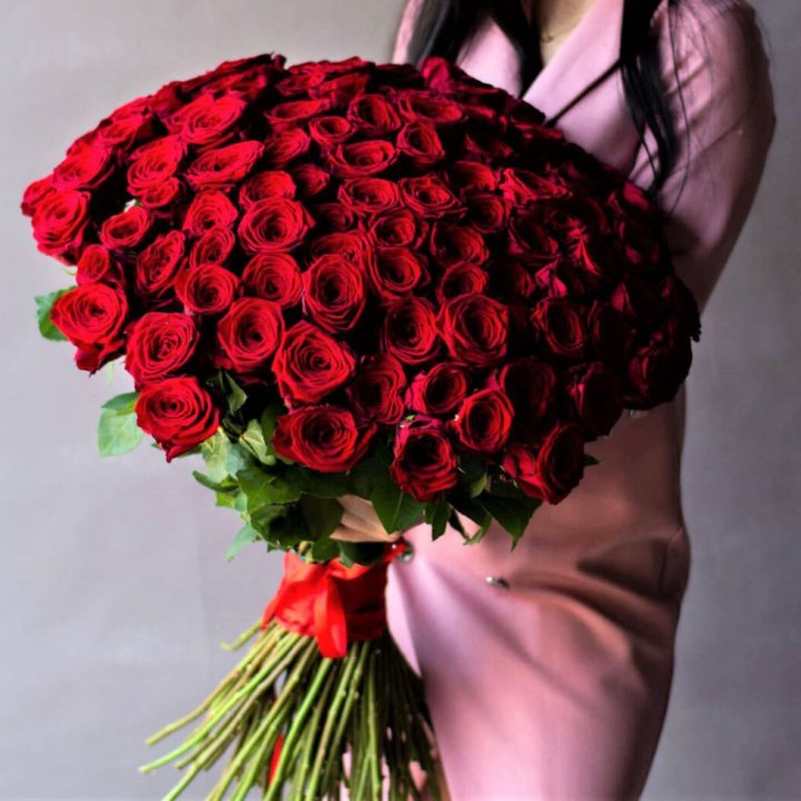 101 высокая роза в Тольятти