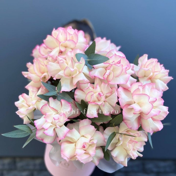 15 Французских роз Джумилия в боксе в Тольятти