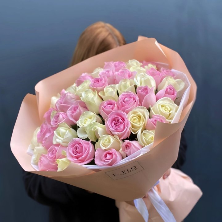 55 роз микс нежности в Тольятти