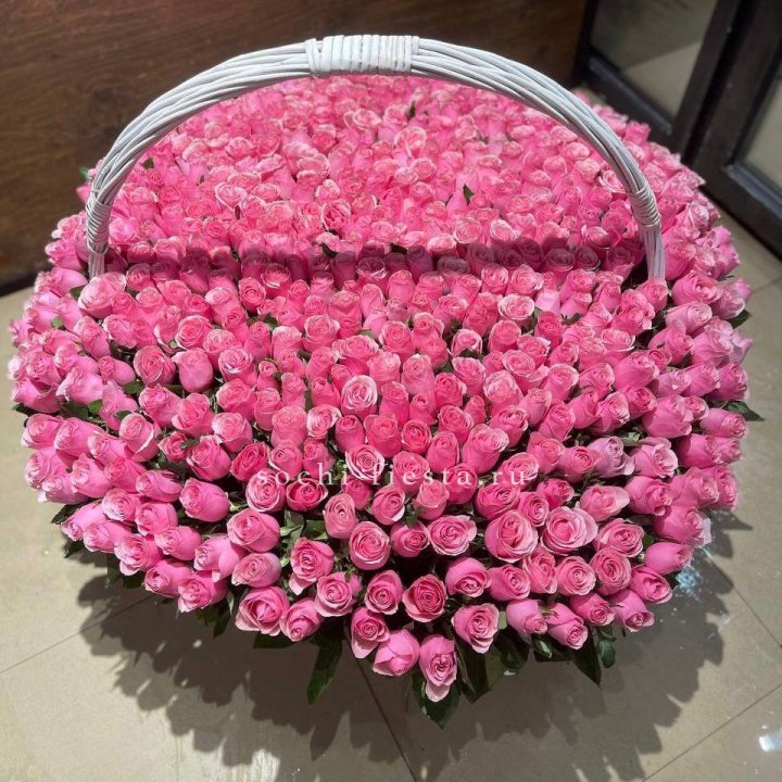 501 розовая роза в Тольятти