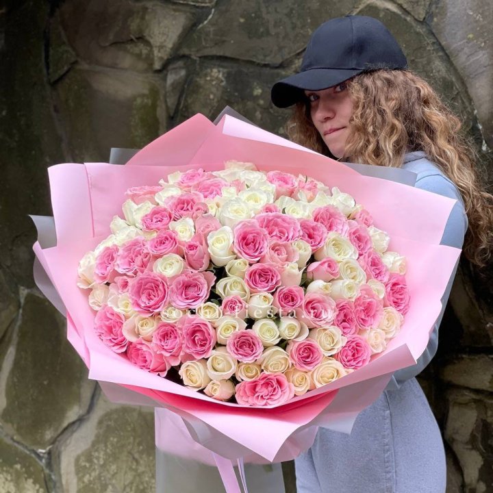 101 роза Миксбери в Тольятти