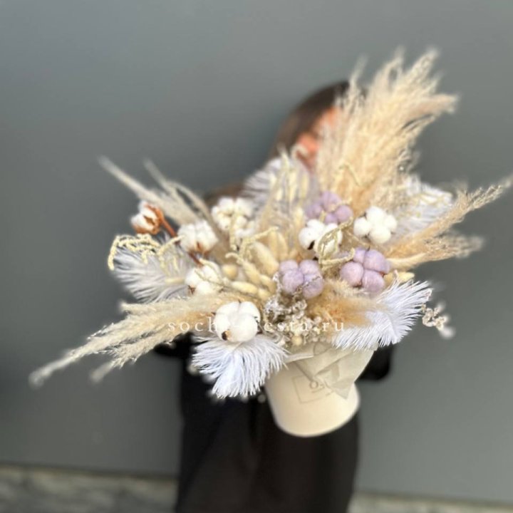 Авторский бокс с сухоцветами №3 в Тольятти