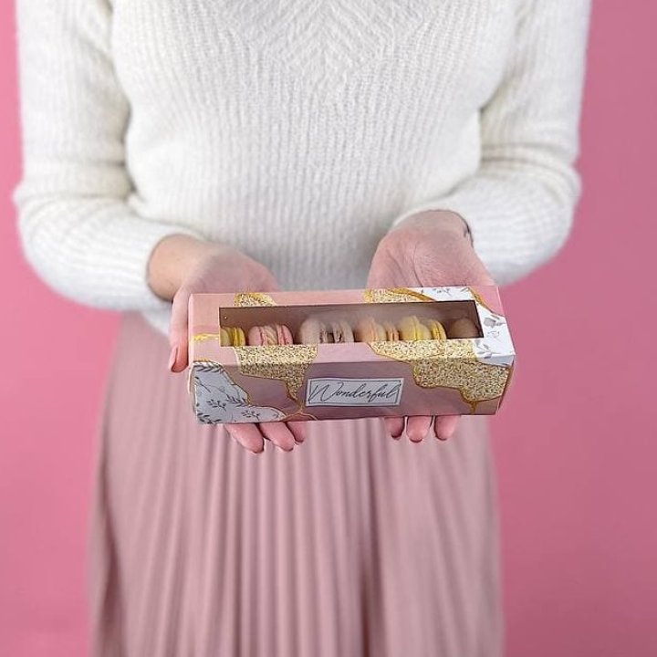 Коробка макаронс 5 шт. в Тольятти