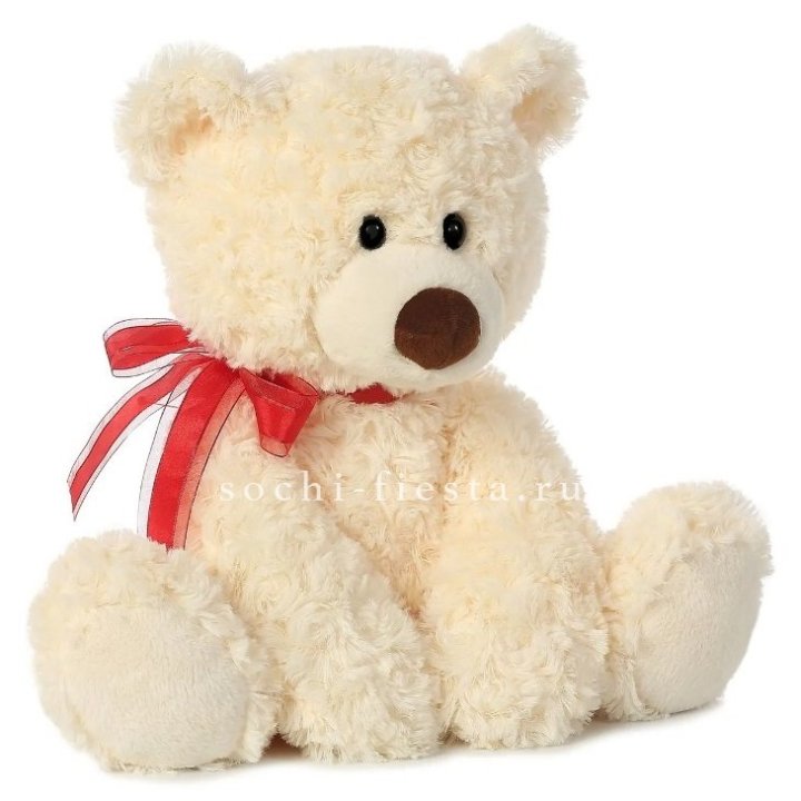 Белый плюшевый мишка  в Тольятти