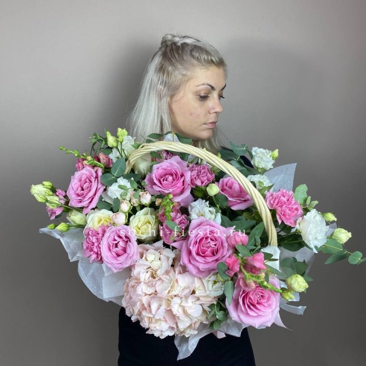 Цветочная корзина № 5 в Тольятти
