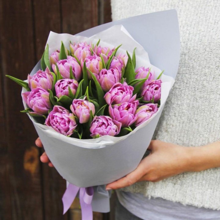 Букет пионовидных тюльпанов в Тольятти