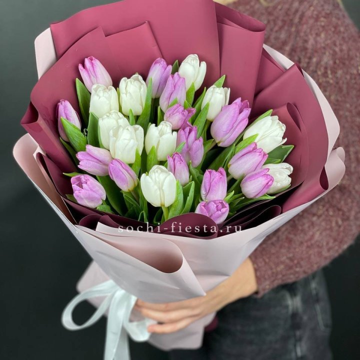 25 тюльпанов микс в Тольятти