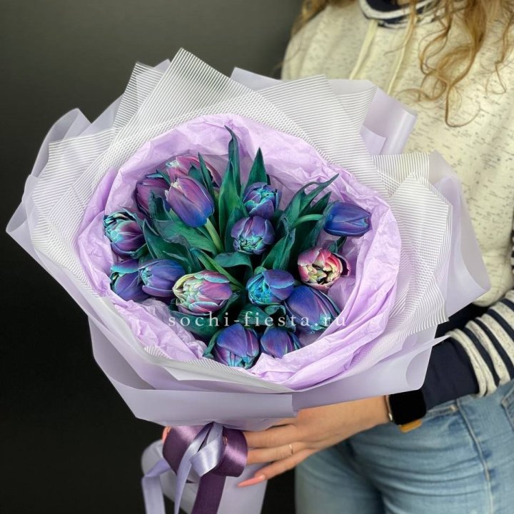 Букет тюльпанов "Пандора" в Тольятти