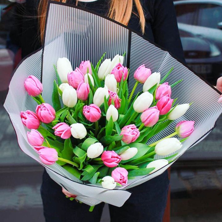 29 тюльпанов микс в Тольятти