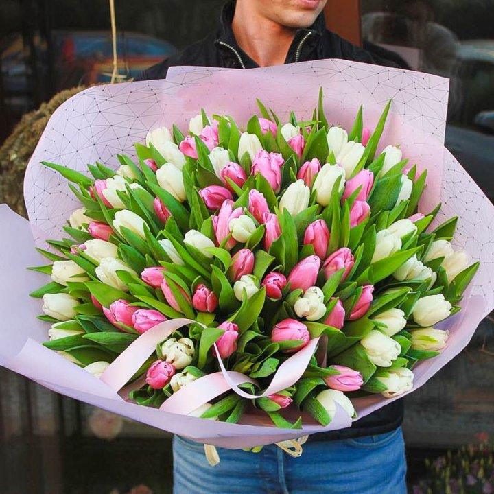 101 тюльпан микс в Тольятти